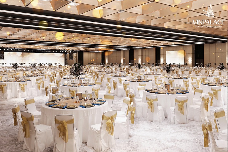 Trung tâm tổ chức sự kiện VinPalace Cổ Loa khu trung tâm hội nghị , sự kiện cao cấp thuộc dự án Trung tâm triển lãm The Grand Expo