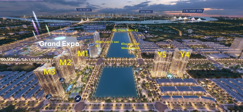 5 tòa Chung cư MIK Group Vinhomes Global Gate Đông Anh