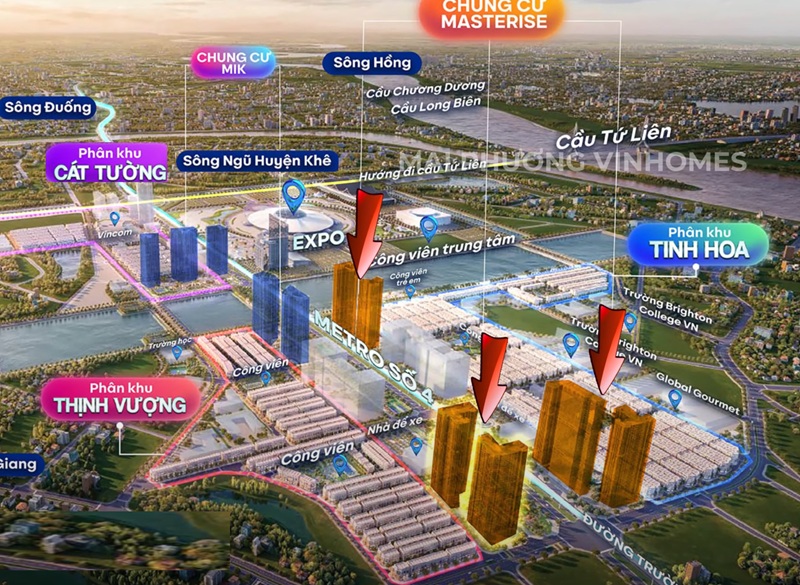 Cho thuê căn hộ Vinhomes Cổ Loa (Vinhomes Global Gate)