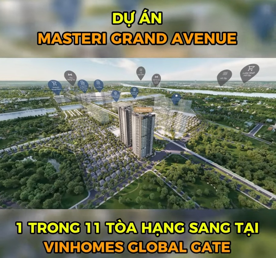 Giới thiệu chi tiết dự án Căn hộ Masteri Grand Avenue Vinhomes Cổ Loa