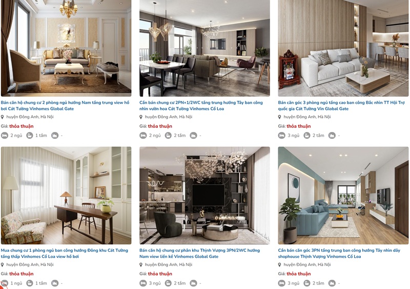 Gửi bán nhanh căn hộ Vinhomes Cổ Loa