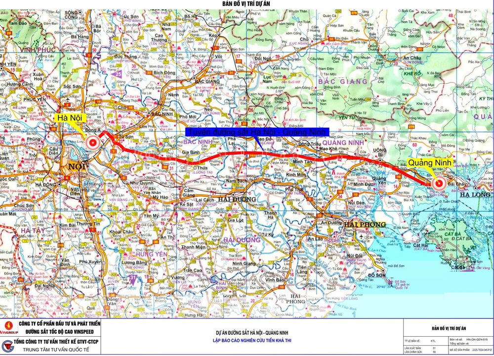 Đường sắt TỐC ĐỘ CAO Hà Nội - Quảng Ninh trị giá 5,5 TỶ USD CHỐT KẾ HOẠCH VẬN HÀNH 2028