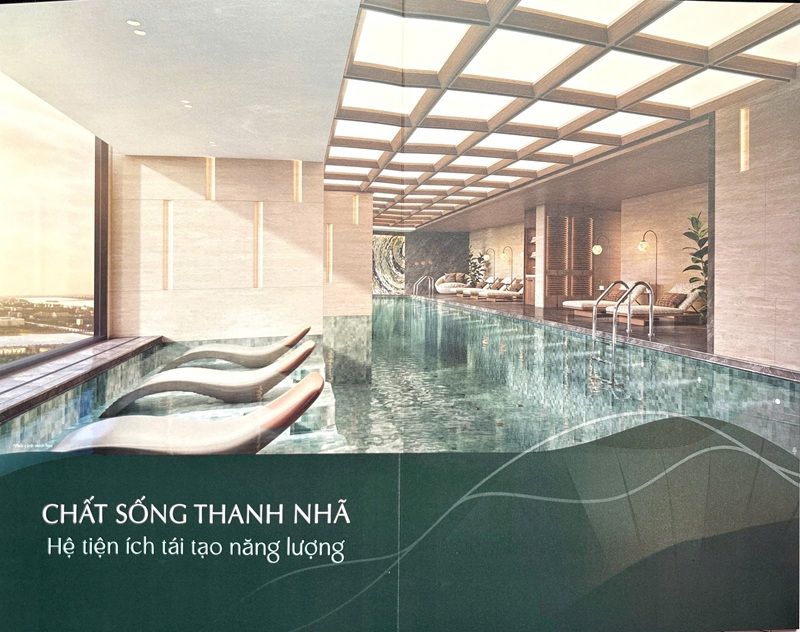 Bể bơi 4 mùa LUMIÈRE Essence Peak căn hộ Masterise Vinhomes Global Gate