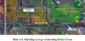 Ga Cổ Loa Vinhomes Global Gate đường sắt cao tốc Vinspeed Hà Nội Quảng Ninh cso 4 ga chính