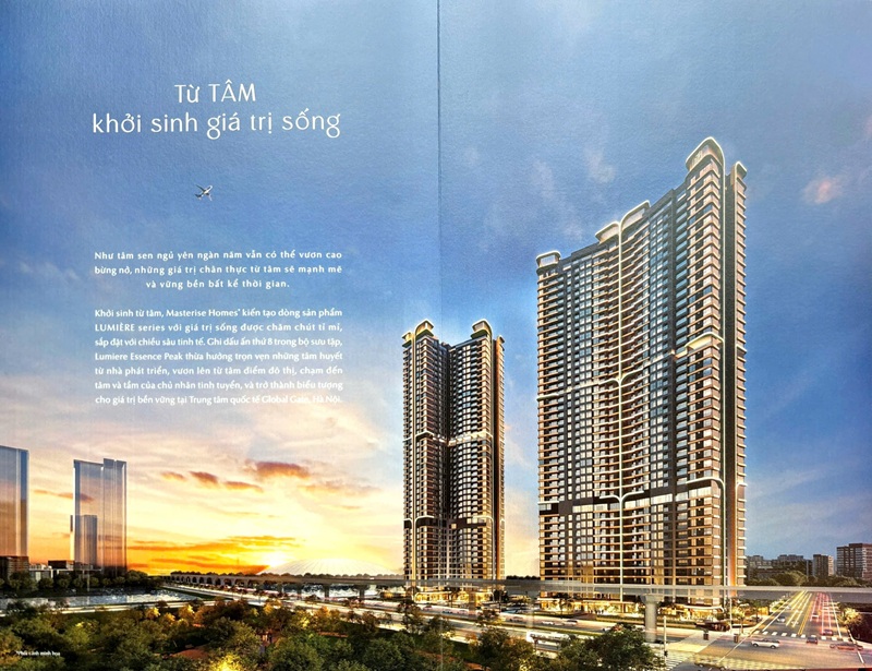 căn hộ chung cư LUMIÈRE Essence Peak căn hộ Masterise Vinhomes Global Gate