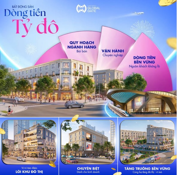 Mua bán shophouse Vinhomes Global Gate Cổ Loa Đông Anh