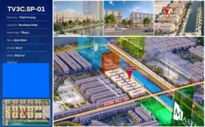 Shop Kinh Doanh Áp góc, cạnh hồ Vinhomes Global Gate giá 16.3 tỷ