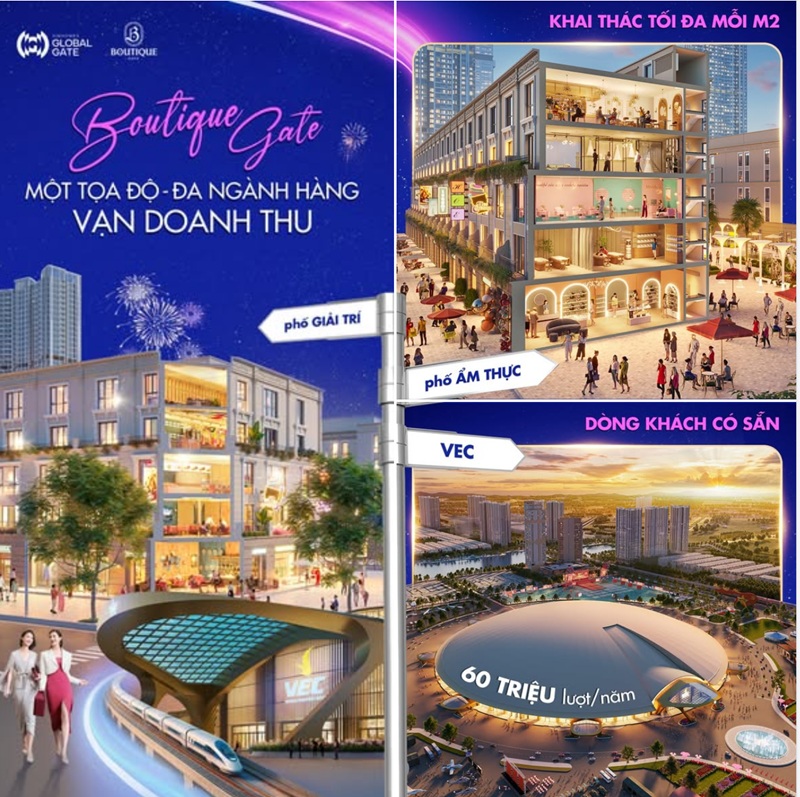 Shop TMDV Expo tại Vinhomes Global Gate mở bán