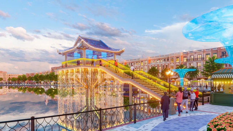 Cảnh quan Vincom Collection Barzarr Vinhomes Global Gate Cổ Loa Đông Anh