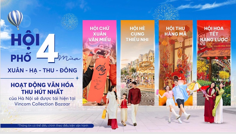 Điểm tụ vui chơi Vincom Bazaar TTTM Vinhomes Global Gate Cổ Loa Đông Anh.