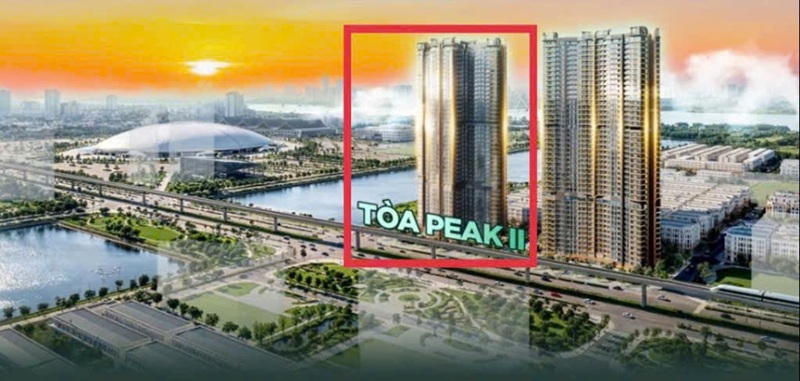 Tòa Peak 2 Căn hộ chung cư Lumière Essence Peak Masterise Homes mở bán