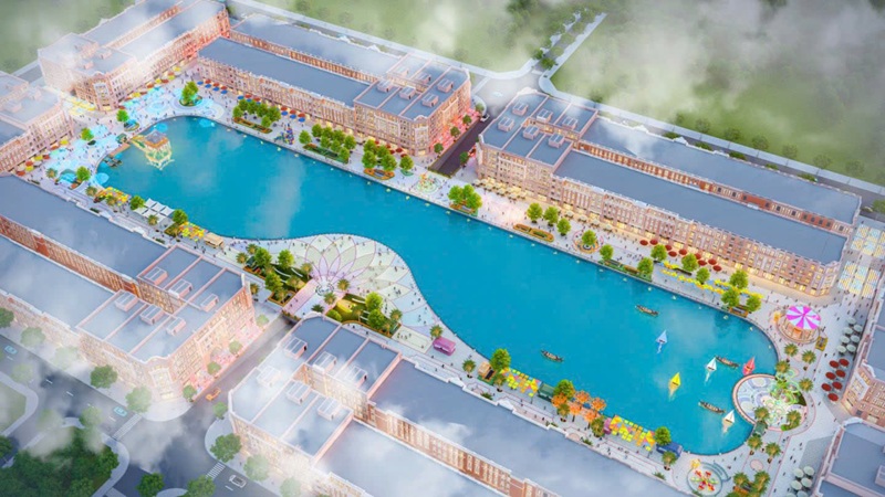 Tổng quan Phối cảnh Vincom Collection Barzarr Vinhomes Global Gate Cổ Loa Đông Anh