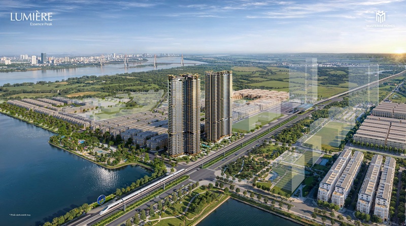 Căn hộ chung cư Peak 2 Lumière Essence Peak CĐT Masterise tại KĐT Vinhomes Global Gate