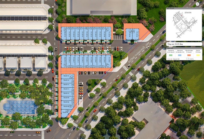 Mặt bằng Khu Sao Phương Bắc Vinhomes Global Gate Đông Anh