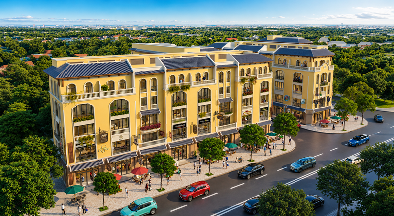 Shop TMDV Phố Nhiệt Đới Vinhomes Global Gate Đông Anh mở bán