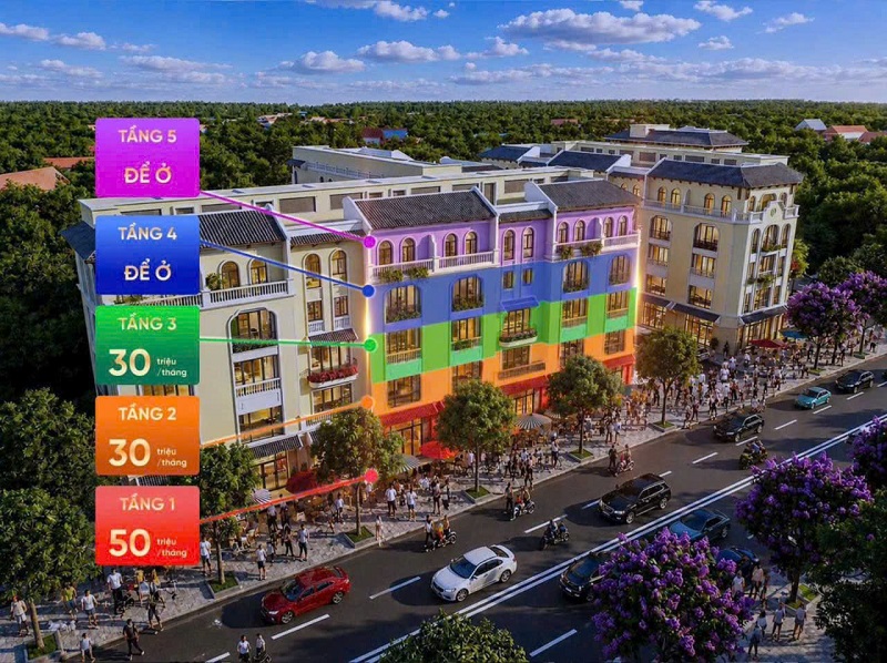 So sánh Shop TMDV với Shop chân đế tại Vinhomes Cổ Loa