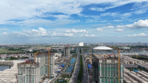 Toàn cảnh tiến độ T7.2026 căn hộ chung cư, liền kề biệt thự, shop TMDV Vinhomes Global Gate Cổ Loa Đông Anh
