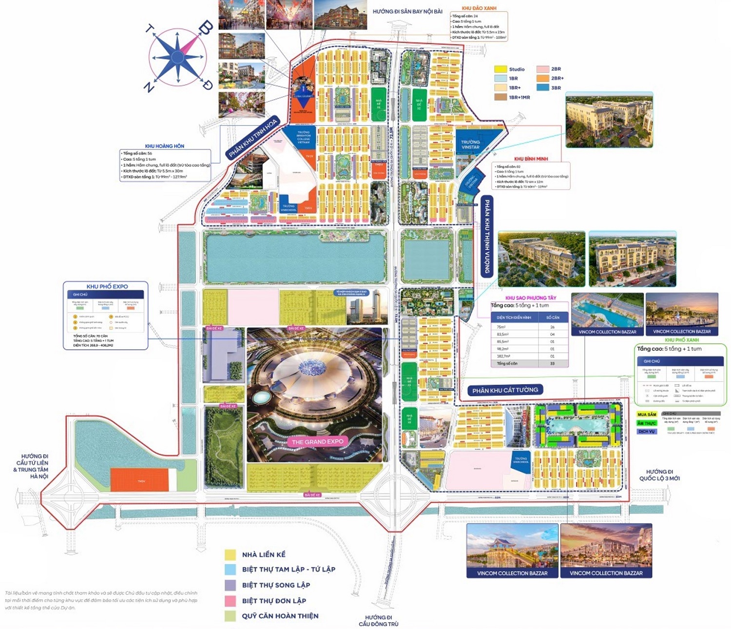 Mặt bằng mới nhất Vinhomes Global Gate Cổ Loa Đông Anh