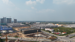 Tiến độ Center Avenue Vinhomes Global Gate T10.2026 Cổ Loa Đông Anh